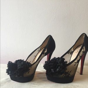 Christian Louboutin Lace heels